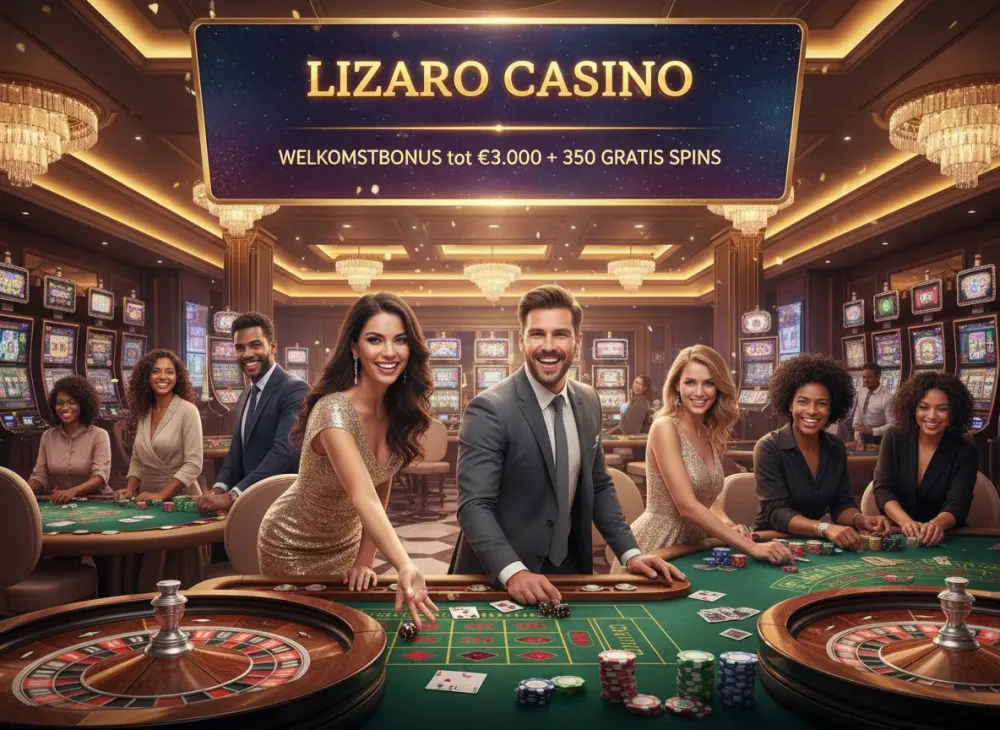 Lizaro Casino – welkomstbonus tot €3.000 + 350 gratis spins